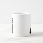 (犬)スタッフォードのブルテリアのマグ コーヒーマグカップ (中央)