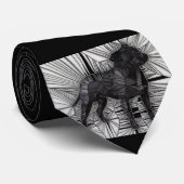 （犬）スタッフォードのブルテリアのモザイク ネクタイ (ロール)