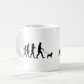 (犬)スタッフォードのブルテリア コーヒーマグカップ (正面左)