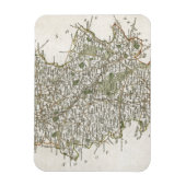 (犬)スタッフォードの地図, 1793 マグネット (縦)