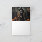 (犬)スタッフォードテリアパンプキンズハロウィンホラー カード (内部)
