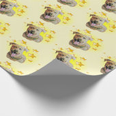 （犬）スタッフォードテリアピットブルブルはスター ラッピングペーパー (角)