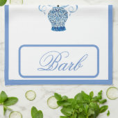 （犬）スタッフォードドッグスピックボールデコーハンドタオル キッチンタオル (折り畳み)