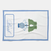 （犬）スタッフォードドッグスピックボールデコーハンドタオル キッチンタオル (横)