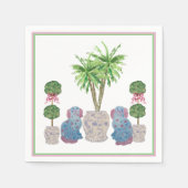 (犬)スタッフォードドッグズチノイスリージンジャージャールジャー スタンダードカクテルナプキン (正面)