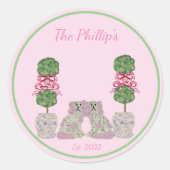 （犬）スタッフォードドッグズチノイスリージンジャージャールジャー ラウンドシール (正面)