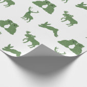 （犬）スタッフォードドッグズトピアリーディアーラビット ラッピングペーパー (角)