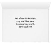 （犬）スタッフォードブルテリアおもしろいクリスマスドッグ (内部横(下))