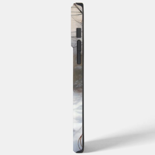 （犬）スタッフォードブルテリアそれを雪のクリスマスに任せる Case-Mate iPhoneケース (裏面 / 左)