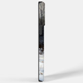 (犬)スタッフォードブルテリアそれを雪のクリスマスに任せる Case-Mate iPhoneケース (裏面 / 右)