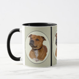 (犬)スタッフォードブルテリアギフト マグカップ
