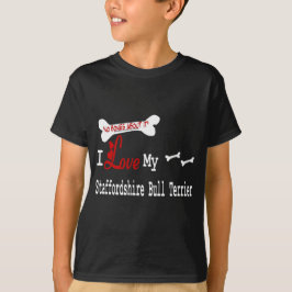(犬)スタッフォードブルテリアギフト Tシャツ
