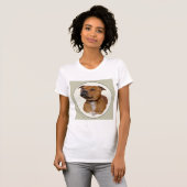 （犬）スタッフォードブルテリアギフト Tシャツ (正面フル)