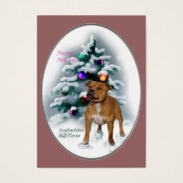 (犬)スタッフォードブルテリアクリスマスギフト