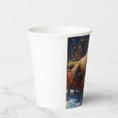 （犬）スタッフォードブルテリアクリスマスフェスティバル 紙コップ (右)