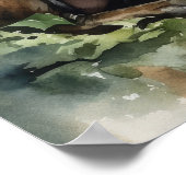 （犬）スタッフォードブルテリアドッグアートプリントポスター ポスター (角)