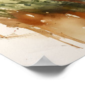 （犬）スタッフォードブルテリアドッグアートプリント ポスター (角)