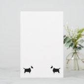 （犬）スタッフォードブルテリアドッグ 便箋 (スタンド正面)