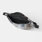 （犬）スタッフォードブルテリアパピー顔 ファニーパック (見開き)