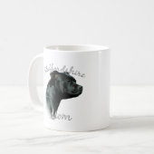 (犬)スタッフォードブルテリアママ2 コーヒーマグカップ (正面左)