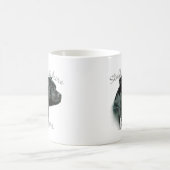 (犬)スタッフォードブルテリアママ2 コーヒーマグカップ (中央)