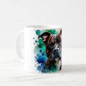 🐾(犬)スタッフォードブルテリアラバーズ🐾 コーヒーマグカップ (正面左)