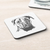 （犬）スタッフォードブルテリア コースター (左側)