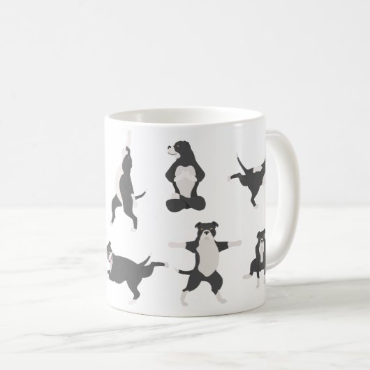 (犬)スタッフォードブルテリア コーヒーマグカップ (正面右)