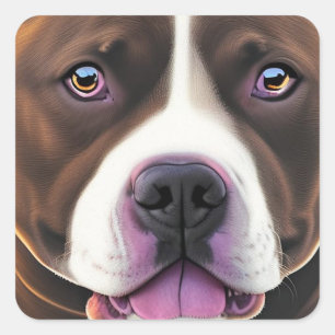(犬)スタッフォードブルテリア スクエアシール