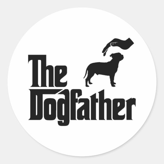 (犬)スタッフォードブルテリア ラウンドシール (正面)