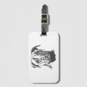 （犬）スタッフォードブルテリア ラゲッジタグ (正面縦)