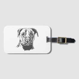 （犬）スタッフォードブルテリア ラゲッジタグ