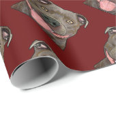 （犬）スタッフォードブルテリア ラッピングペーパー (ロールコーナー)