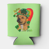 (犬)スタッフォードブルテリアSt patricks day 缶クーラー (正面)