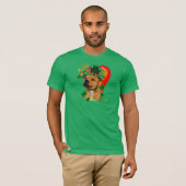 (犬)スタッフォードブルテリアSt patricks Tシャツ (正面フル)