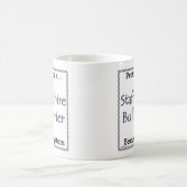 (犬)スタッフォードブル・テリアのセキュリティシステム コーヒーマグカップ (中央)