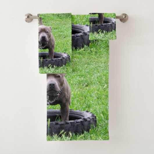 （犬）スタッフォードブル・テリア遊ートに バスタオルセット (インサイチュ)