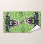 （犬）スタッフォードブル・テリア遊ートに バスタオルセット (ハンドタオル)