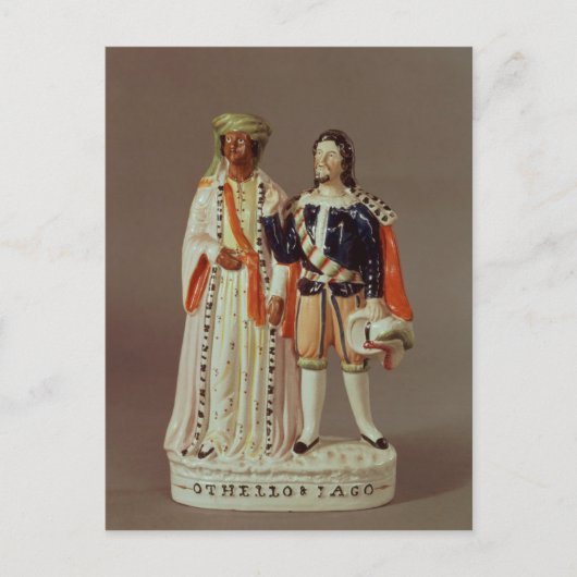 (犬)スタッフォード姿オセロとイアゴ, c.1858 ポストカード (正面)