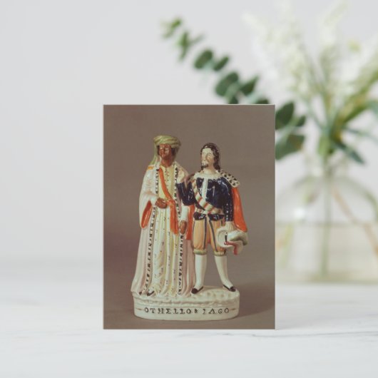 （犬）スタッフォード姿オセロとイアゴ， c.1858 ポストカード (スタンド正面)