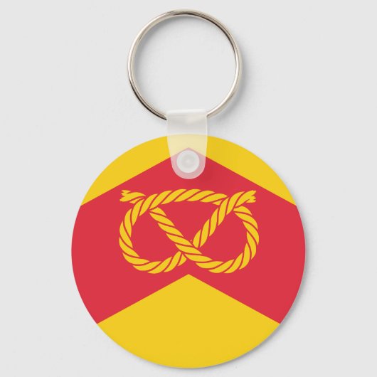 (犬)スタッフォード旗 キーホルダー (正面)