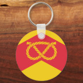 (犬)スタッフォード旗 キーホルダー (正面)