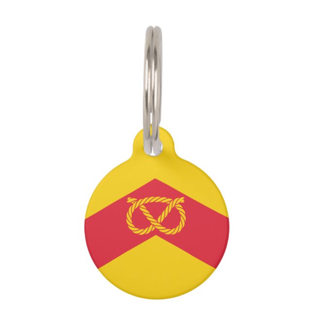 （犬）スタッフォード旗 ペット　ネームタグ (裏面)