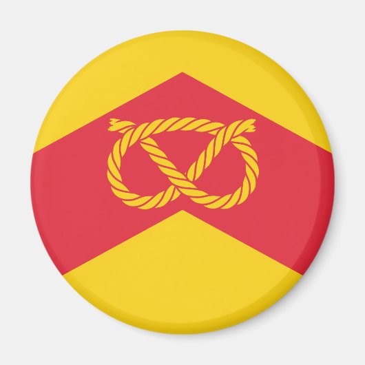 （犬）スタッフォード磁石旗 マグネット (正面)