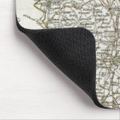 （犬）スタッフォード1793年の地図 マウスパッド (コーナー)