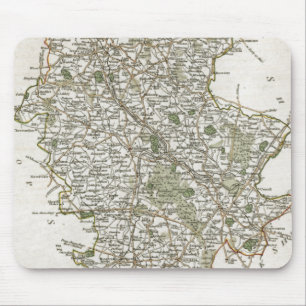 (犬)スタッフォード1793年の地図 マウスパッド