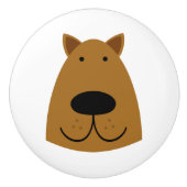 犬 セラミックノブ (正面)