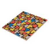 犬 タイル (側面)