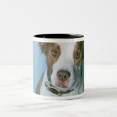 犬 ツートーンマグカップ (中央)