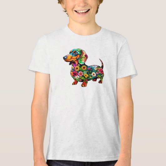 犬 トライブレンドＴシャツ (正面)